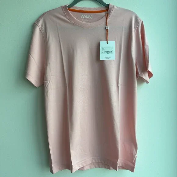 SWIMS - Men's Aksla T Shirt - Blush Pink (M) - Picture 3 of 10